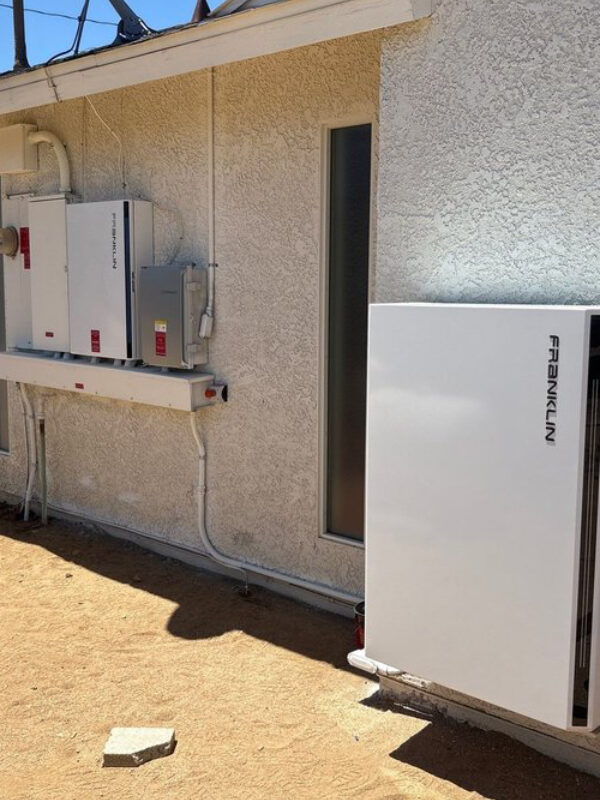 install duel franklinWH backup yucca valley ca